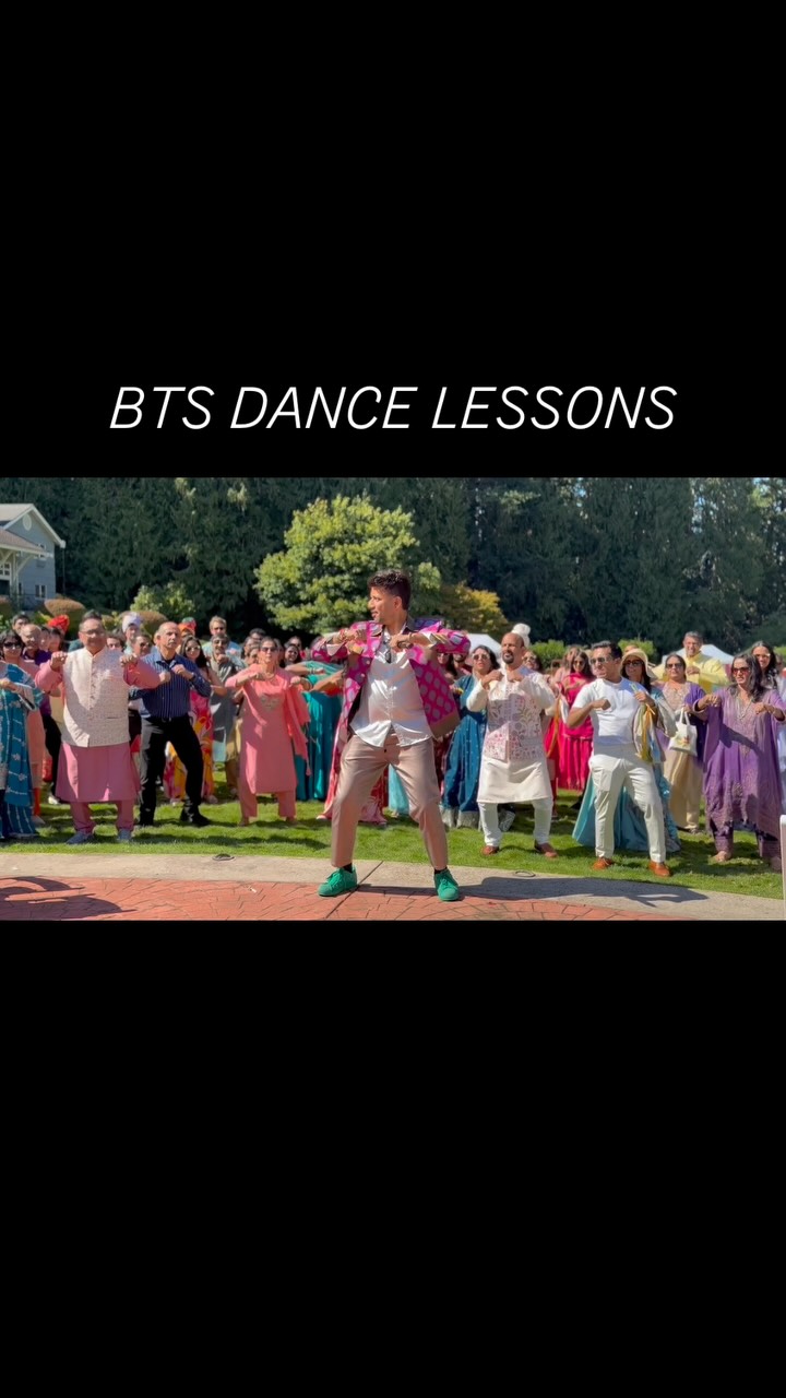 BTS from the dance lessons